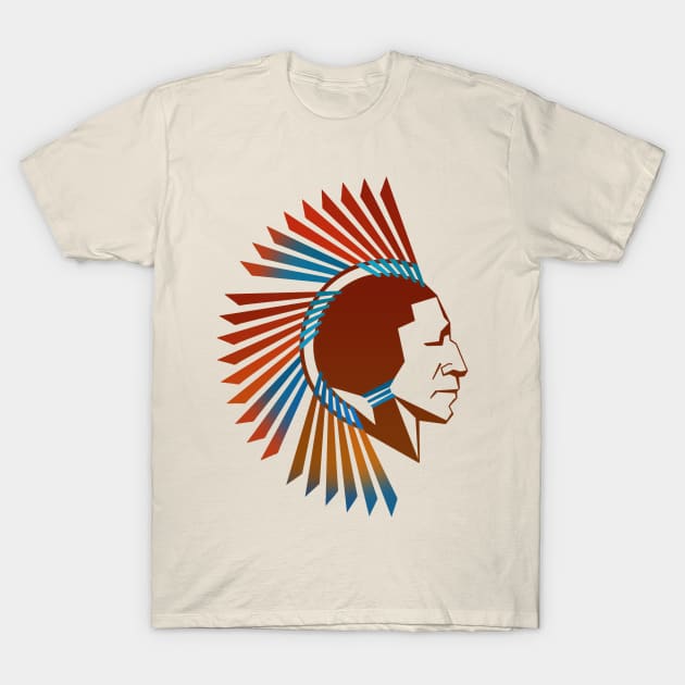 Headdress T-Shirt by Sojourner Z